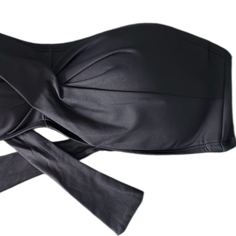 Tommy Bahama Pearl Twist-Front Bandeau Bikini Top - Picture 7 of 13